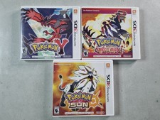 Nintendo 3ds Pokmon Lot Of 3 Sun Omega Ruby Y Lot Complete Tested Nintendo 3ds Pokmon Lot Of 3 Sun Omega Ruby Y Lot Complete Tested