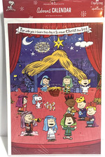 NEW Peanuts/Snoopy ADVENT CALENDAR Christmas DaySpring Hallmark Nativity Scene