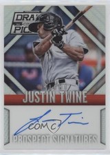 2014 Panini Prizm Perennial Draft Picks Silver Justin Twine #43 Auto sh7