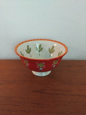 ANTHROPOLOGIE BLUMENDESIGN FRÜHSTÜCKS-/SUPPENSCHÜSSEL (E)