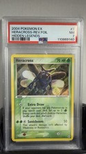 PSA 7 Pokemon TCG Heracross 7/101 EX Hidden Legends Reverse Holo LOW POP!! on eBay