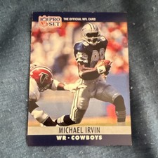 Pro Set 1990 Michael Irvin #79 Dallas Cowboys NFL Football Card Base Set