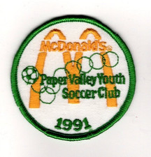 Paper Valley Youth Soccer Club, Wisconsin, 1991 McDonalds Tournament Patch