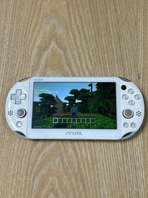 Sony PS Vita PCH-2000 Slim Light Blue White Console Japanese Tested Works
