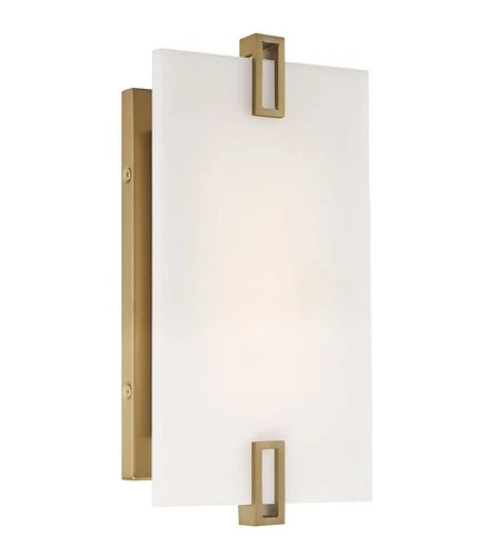 Minka Lavery 924-L Aizen 12" Tall LED Wall Sconce - Brass - Picture 1 of 5