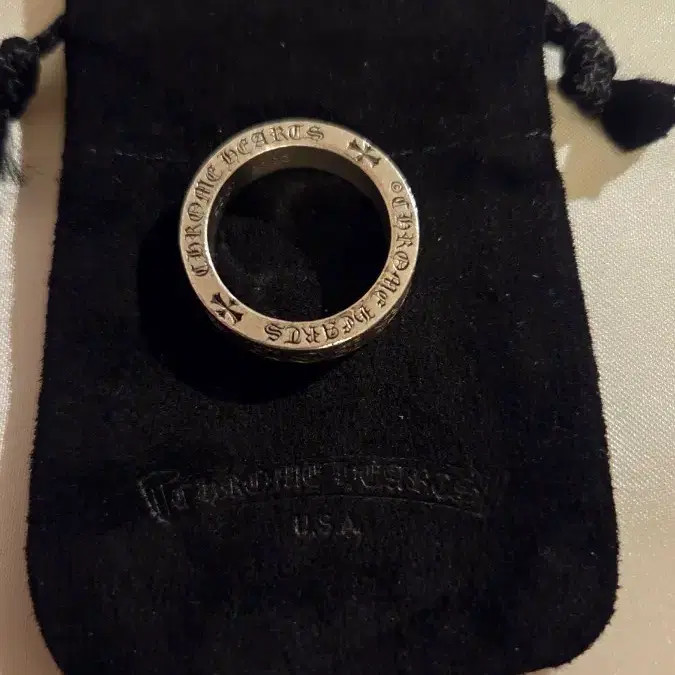 Chrome Hearts 6mm Silver Fucky Ring US10 19K Size thumbnail 5