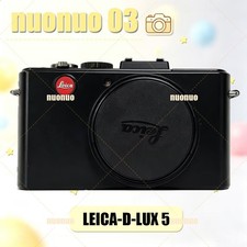 Leica D-LUX 5 10.1MP Black Compact Digital Camera 3.8x Zoom English gift 90%new