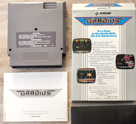 Gradius - Nintendo NES gioco PAL B - CONFEZIONE ORIGINALE - CIB