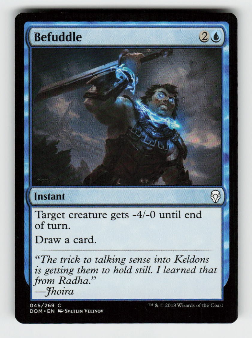 Befuddle 45 Common Dominaria Magic: The Gathering