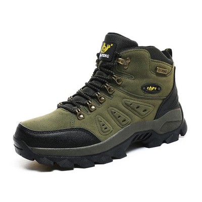 Men Women Ankle Boots Anti-Skidding Walking Footwear Hiking Leather Winter Shoes