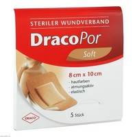 Dracopor Wundverband 8X10 Cm Steril Hautfarben 5 St