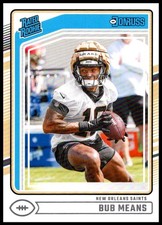 2024 Bub Means Rookie Panini Donruss Football RC #362 New Orleans Saints