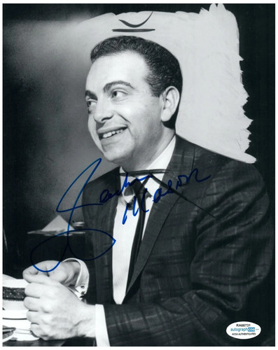 Jackie Mason Autograph Autographed 8x10 Photo ACOA