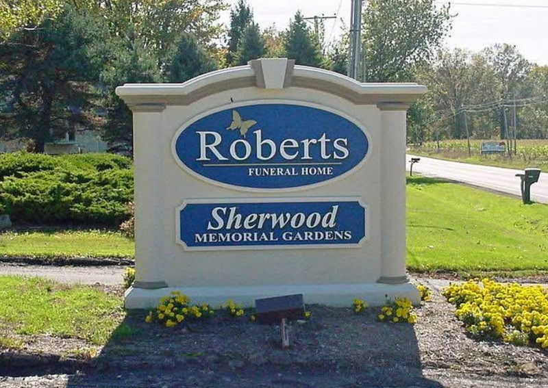 4 plots and Companion Bronze at Roberts Sherwood Memorial Gardens Wooster, Ohio