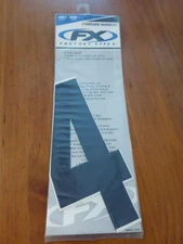 Factory Effex Standard Numbers 8in. Black #4 3-pack Decal 02-4474