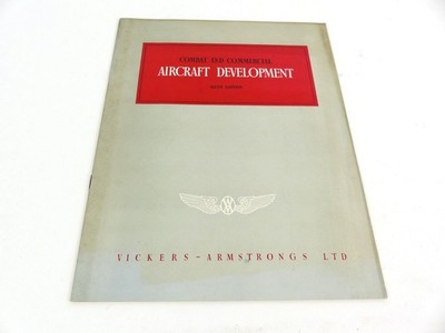 Orig. Vickers Armstrong Ltd. Aircraft Development aus den 50er Jahren (EB)