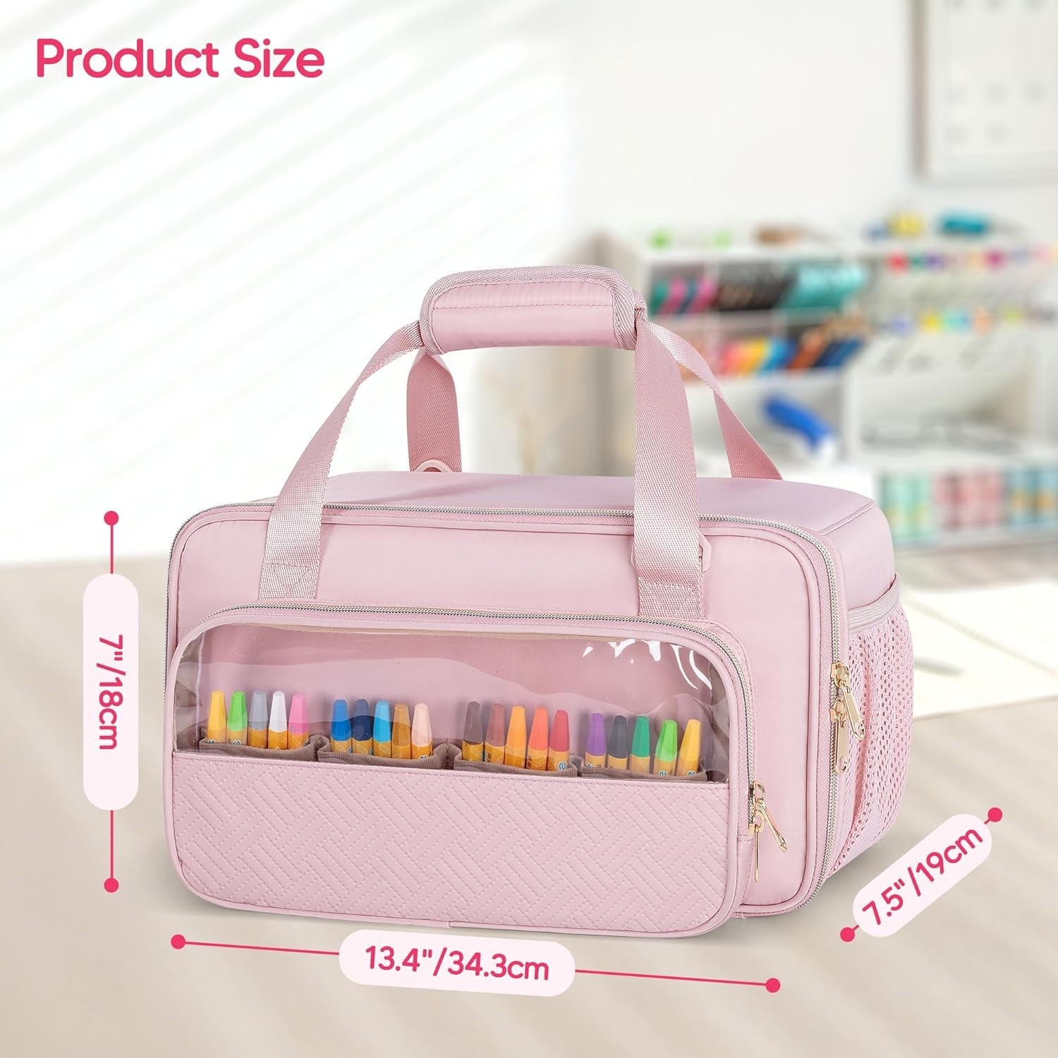 Marker Organizer Case Holding up to 216 Markers, Marker Storage Carrying Bag, La