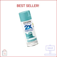 Rust-Oleum 316292 Painter's Touch 2X Ultra Cover Spray Paint 12 oz Satin Teal