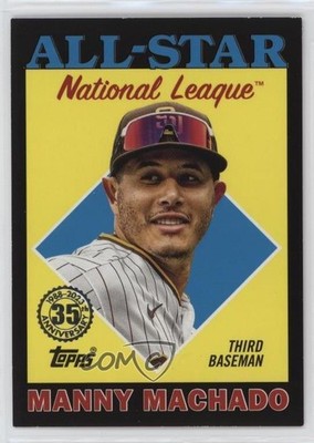 2023 Series 2 1988 Topps All-Star Baseball Black 109/299 Manny Machado 06l3