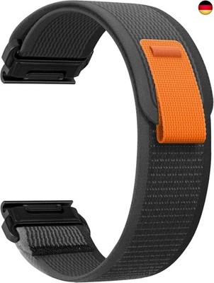 ZoRoll 22mm QuickFit Armband für Garmin Fenix 8 47mm/7 Pro/7/6 Pro/6/5 Plus/5, 
