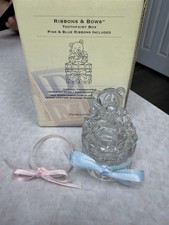 Tooth Fairy Box Teddy Bear 2.5  Lenox Crystal