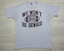 Vintage 90s Russell Athletic Central Football T-Shirt Men's L Single Stitch