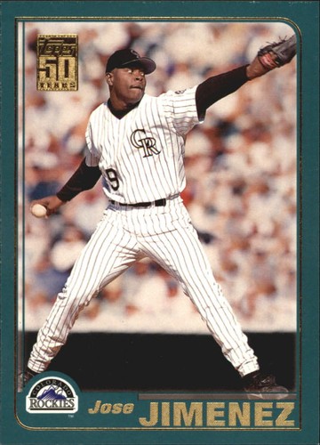 2001 Topps Jose Jimenez #229 card