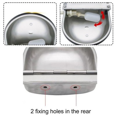 Animal Water Bowl Kit Automatische Wasserabzug Langlebige Konstruktion
