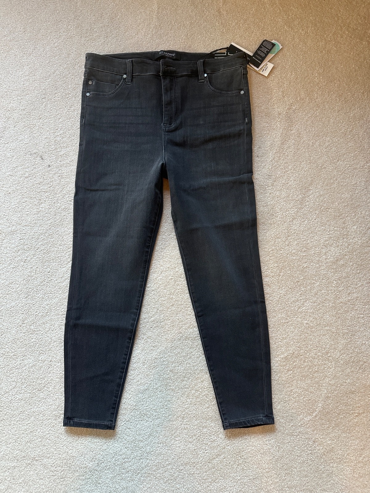 Liverpool Abbey high rise skinny jeans, stretch fit, new wit