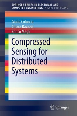 Coluccia - Compressed Sensing for Distributed Systems - New paperback  - X555z