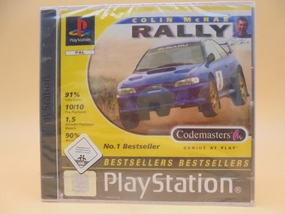 NEU / NEW Factory sealed : Colin McRae Rally in Folie PlayStation 1, 1. Auflage!