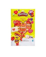 Play-Doh 15 Piece Multi-Colored Valentines Bag Treat Without The Sweet Play-Doh