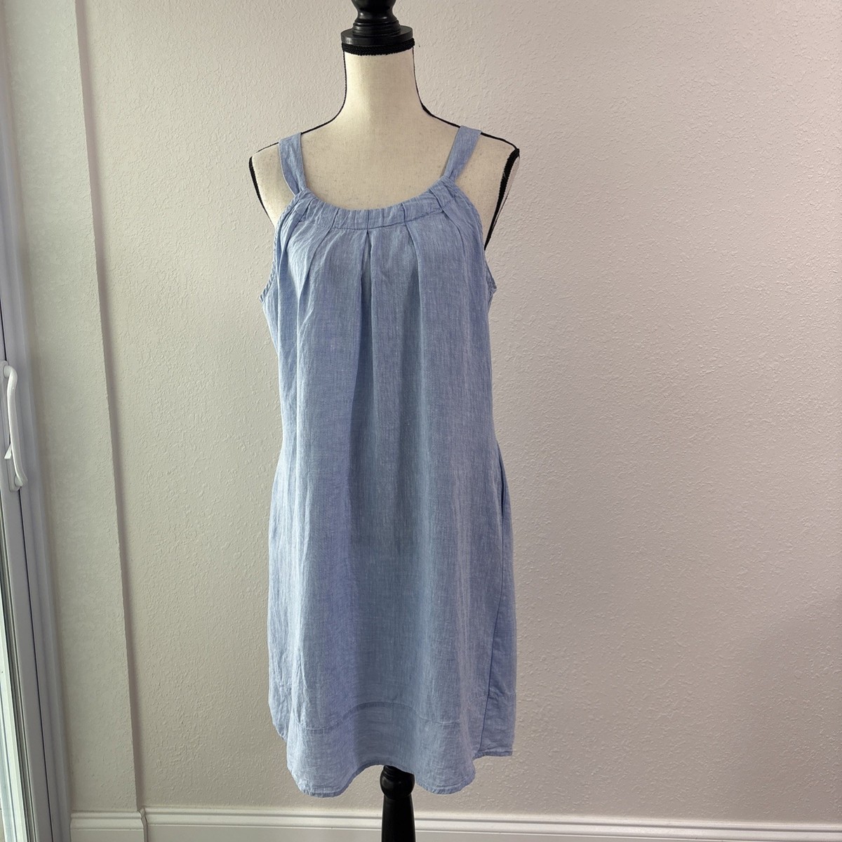 Malvin Hamburg Germany I Love Linen Summer Light Blue Dress Size Large | eBay Malvin Hamburg Germany I Love Linen Summer Light Blue Dress Size Large | eBay