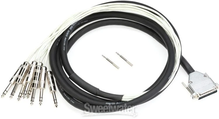 Pro Co DA88BQ-10 - Analog DB25/TRS Patch Snake, 10' - Image 2 of 4
