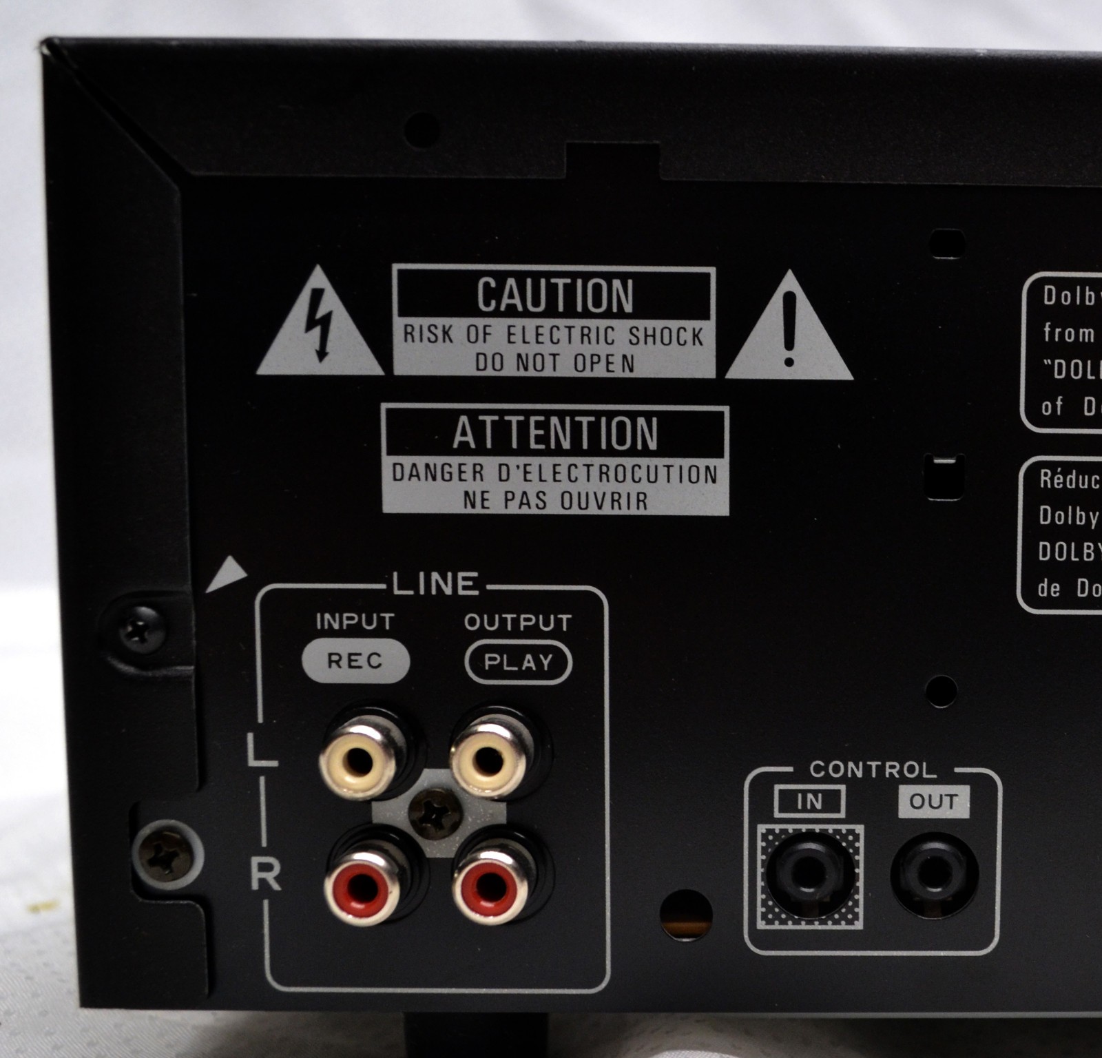 Pioneer CT-W208R Stereo Dual Cassette Deck - Parts/Repair