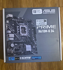 ASUS PRIME H610M-K D4 MicroATX Intel LGA1700 DDR4 HDMI M.2 On-Board Audio