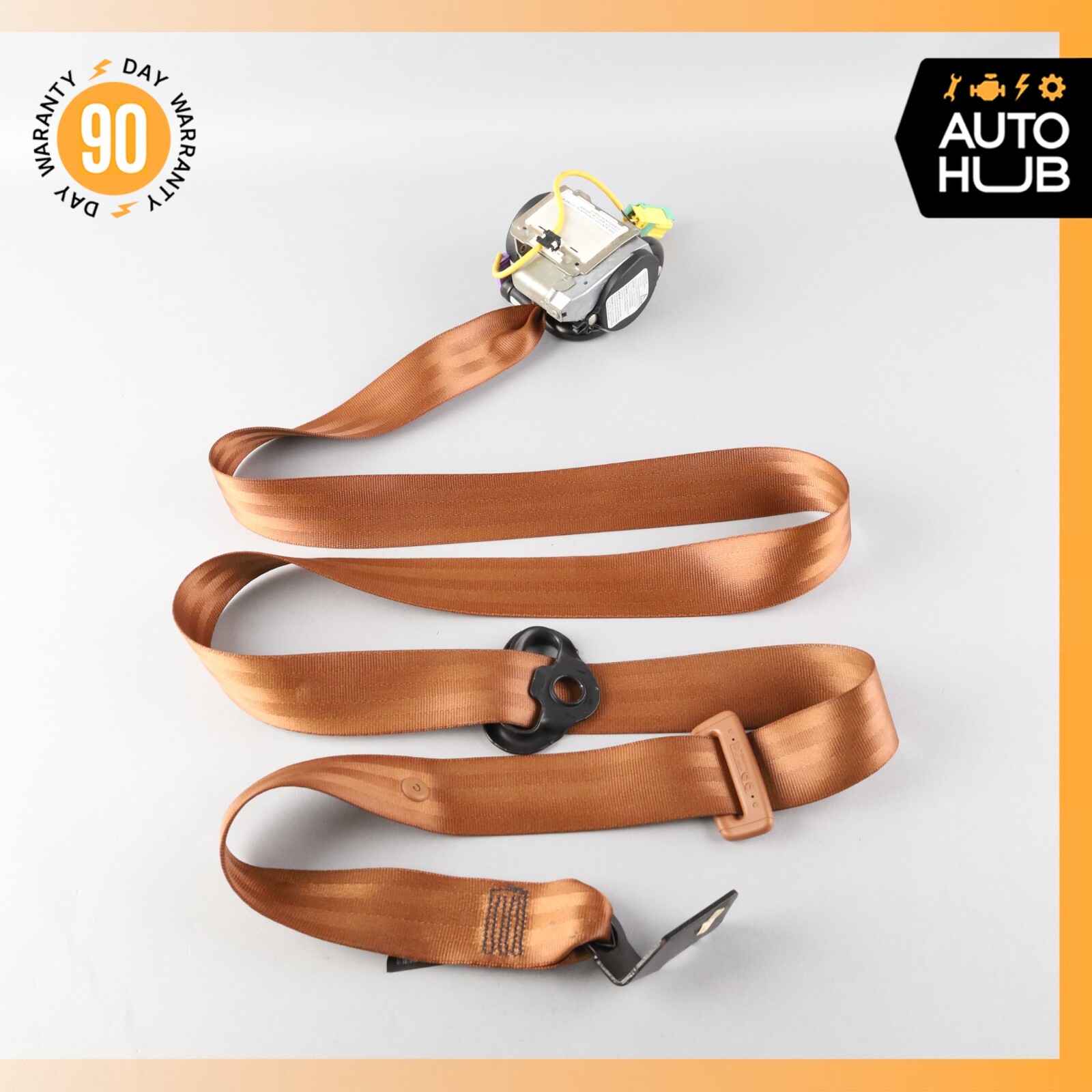 06-13 Bentley Continental Flying Spur Rear Right Side Seat Belt Brown OEM 58k