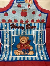 Amber Mills Kitchen Apron Cotton Fabric Weave 2 pockets Printed 24X31 Size