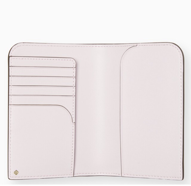 Kate Spade Parrot Flock Party Passport Holder Case Wallet WLRU6241 for