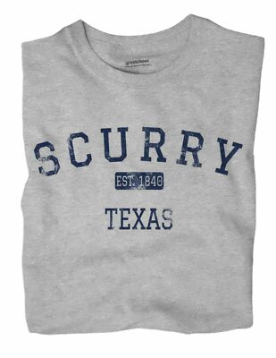 Scurry Texas TX T-Shirt EST