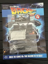 1:8 SCALE EAGLEMOSS BACK TO THE FUTURE BUILD YOUR OWN DELOREAN ISSUE 70