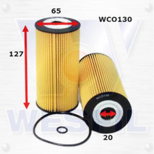 Wesfil Oil Filter - WCO130 (R2700P) Fits Hyundai, Kia