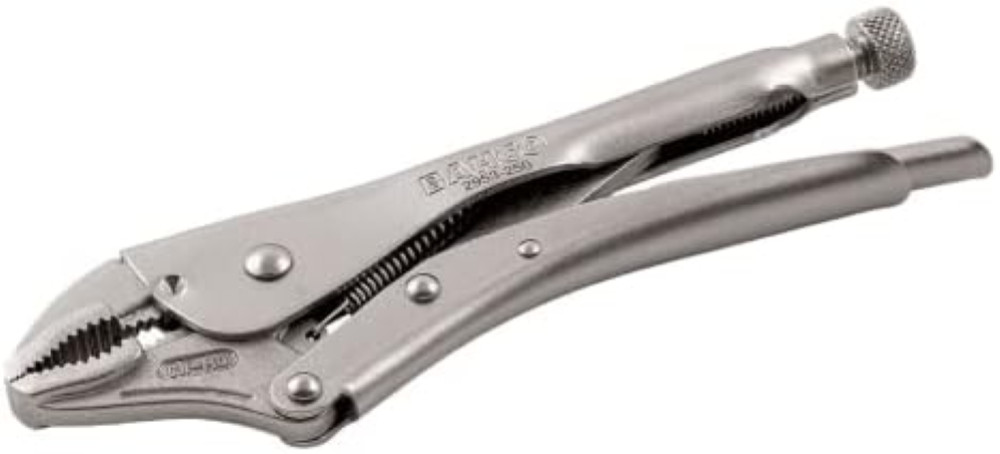 Pinza a Pressione 250mm Becchi Curvi Professionale - Morsa Autobloccante