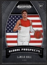 2020 LaMelo Ball Prizm Draft Picks Basketball Rookie RC Global Prospects USA #98