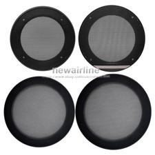 2pcs 4"/5"/6"/6.5" inch Speaker Grill Cover Audio Decorative Circle Metal Mesh