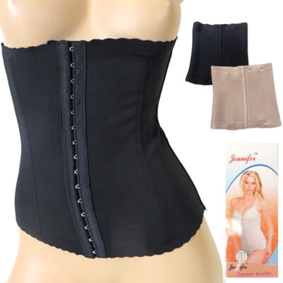 Black Corset Mua Women's 26 Steel Boned Corset Short Torso Heavy