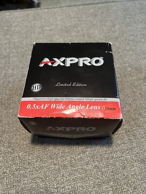 AXPRO 58MM 0.5X AF WIDE ANGLE LENS WITH MACRO.