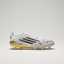 adidas F50 ELITE FG JH7617 Cloud White/Black/Gold Metallic Unisex Soccer Cleats
