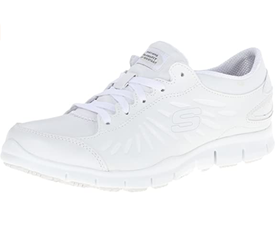 womens white work shoes