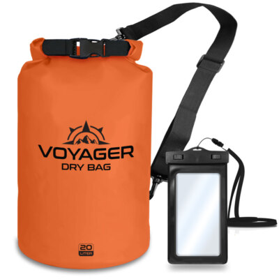 Waterproof Dry Bag Roll Top Gear Bag Kayak Fishing Camping Boating Beach 10/20L